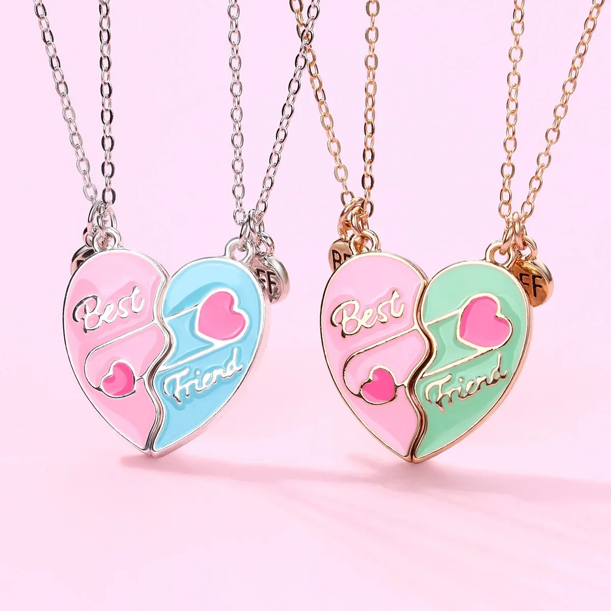 Drip Oil Painted Best Friend Necklace